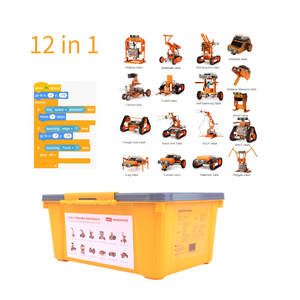 12-in-1 WeeeBot RobotStorm STEAM Robot Kit