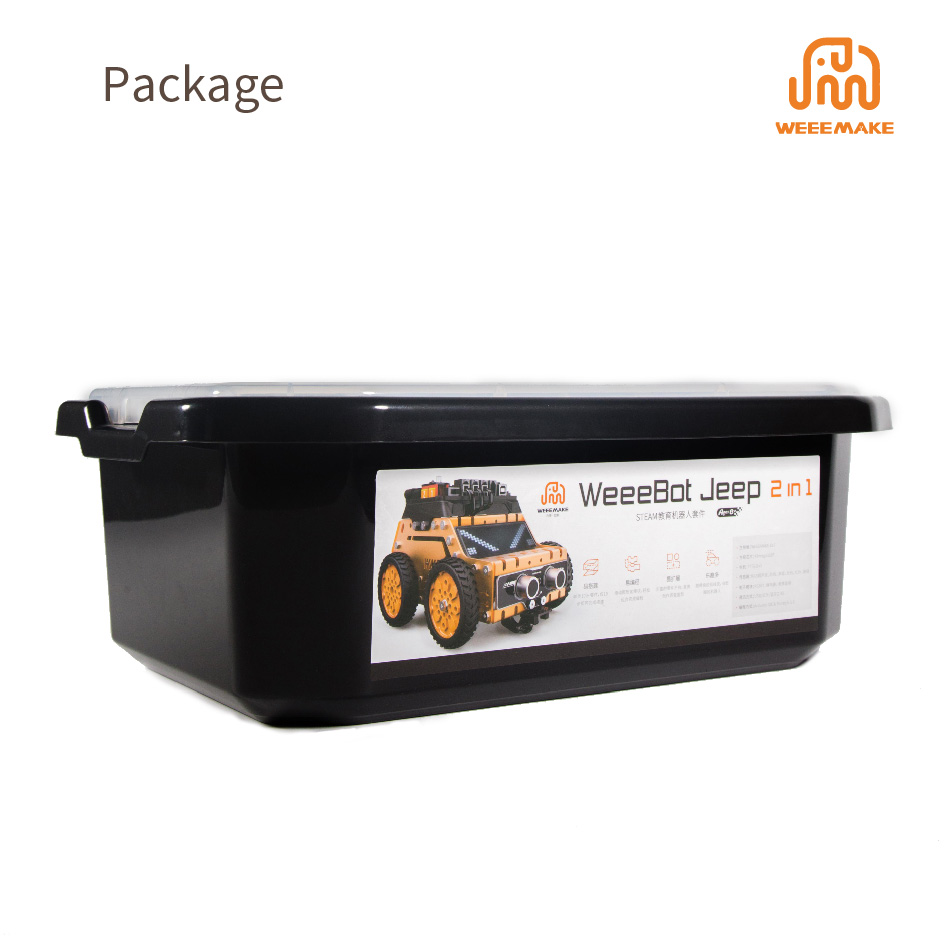 WeeeBot Jeep STEM Classroom Robot Kit