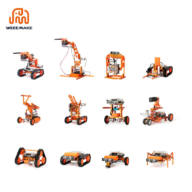 12-in-1 WeeeBot RobotStorm STEAM Robot Kit