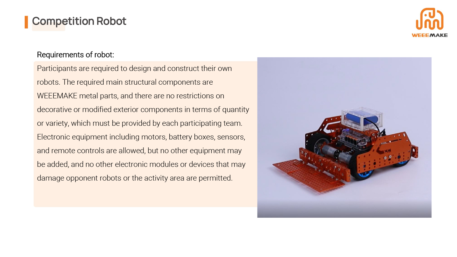 WeeeMake Trigram Robot SUMO-9