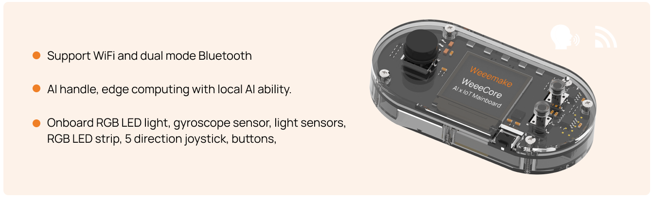 Introducing WeeeCore: The Ultimate AI x IoT Education Robot Controller for STEAM Education and DIY Projects 