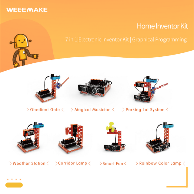 Weeemake 7 in 1 Home Inventor Kit